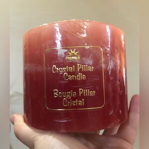 NEW | Premier | Crystal Pillar Candle